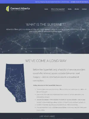Connect Alberta as it was circa 2017.